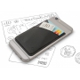 If Bookaroo Phone Pocket Puzdro - kapsička na telefón na doklady hnedý 195 x 95 x 18 mm