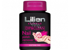 Lilien Express Quick & Easy bezacetónový odlakovač na nechty s hubkou 75 ml