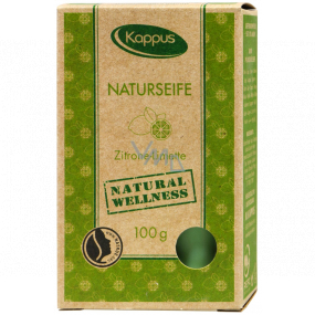 Kappus Natural Wellness Citron & Limetka certifikovanej prírodnej mydlo 100 g