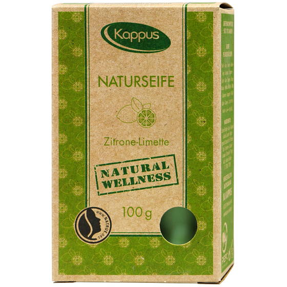 Kappus Natural Wellness Citrón & Limetka certifikované prírodné mydlo 100 g