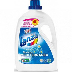 Lanza Brezza Mediterranea - Stredomorský vánok - gélový tekutý prací prostriedok na bielu a farebnú bielizeň 40 dávok 2 l