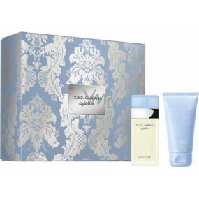 Dolce & Gabbana Light Blue toaletná voda pre ženy 25 ml + sprchový gél 50 ml, darčeková sada pre ženy