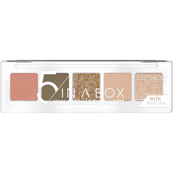 Catrice 5 In A Box Mini Eyeshadow Palette paleta očných tieňov 070 Elegant Khaki Look 4 g