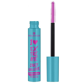 Essence I Love Extreme Crazy Volume vodeodolná objemová riasenka Čierna 12 ml