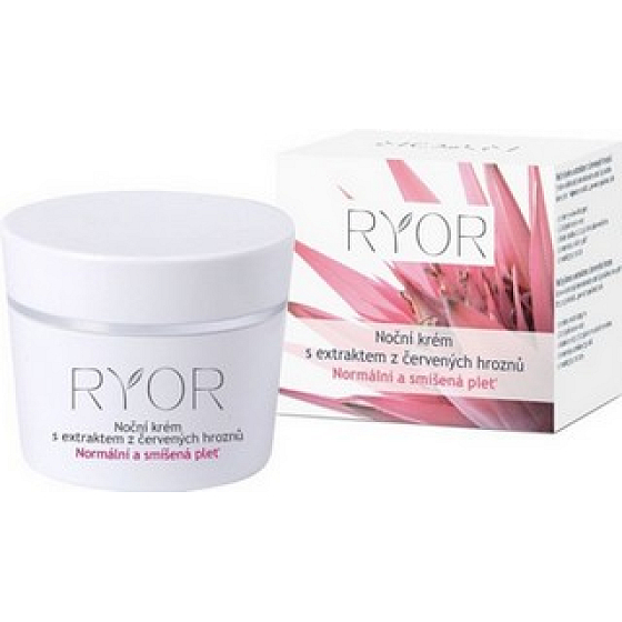 Ryor Extrakt z červeného hrozna nočný krém 50 ml
