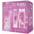 C-Thru Pearl Garden dezodorant 150 ml + sprchový gél 250 ml, pre ženy kozmetická sada