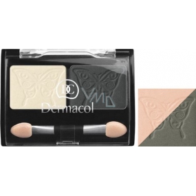 Dermacol Satin Duo Eye Shadow očné tiene 02 3 g