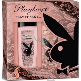 Playboy Play It Sexy parfumovaný dezodorant pre ženy 75 ml + dezodorant v spreji 150 ml, kozmetická sada