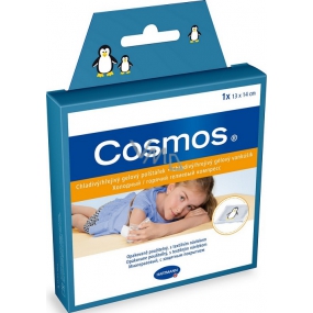 Cosmos Chladivý / hrejivý gélový vankúšik s textilným návlekom pre deti 13x14 cm 1 kus