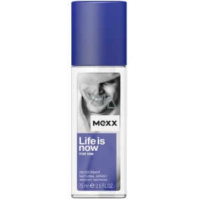 Mexx Life Is Now for Him parfumovaný deodorant sklo 75 ml