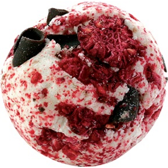 Bomb Cosmetics Malina čokoláda - Very Berry Gulička do kúpeľa 30 g