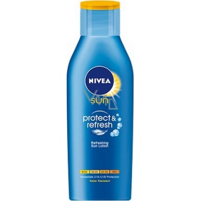Nivea Sun Protect & Refresh OF20 + osviežujúce mlieko na opaľovanie stredná ochrana 200 ml