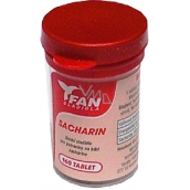 Fan Sacharín Umelé sladidlo 160 tabliet v dóze 10 g