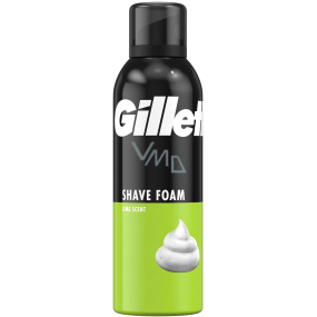 Gillette Classic Lemon Lime pena na holenie pre mužov 200 ml