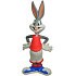 Disney Looney Tunes Bugs Bunny 3D kúpeľový a sprchový gél pre deti 200 ml