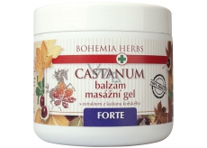 Bohemia Gifts Castanum Extrakt z pagaštanu konského Forte extra silný balzam masážny gél 600 ml