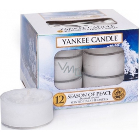 Yankee Candle Season Of Peace - Obdobie mieru vonná čajová sviečka 12 x 9,8 g