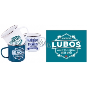 Albi Plechový hrnček s menom Ľuboš 250 ml