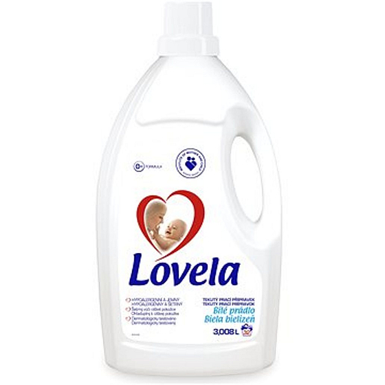 Lovela Biele prádlo Hypoalergénne tekutý prací prostriedok 32 dávok 3,008 l