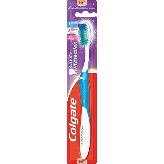 Colgate Maximum Cavity Protection Soft mäkká zubná kefka 1 kus