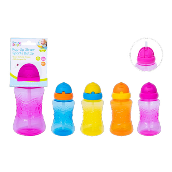 First Step 6+ fľaša s náustkom pre deti modrá 310 ml