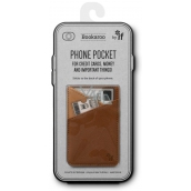 If Bookaroo Phone Pocket Puzdro - vrecko na telefón na doklady hnedý 195 x 95 x 18 mm