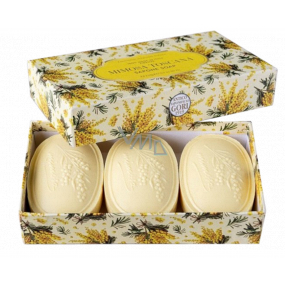 Antico Saponificio Gori Mimosa Toscana ručne vyrobené talianske mydlo 3 x 100 g