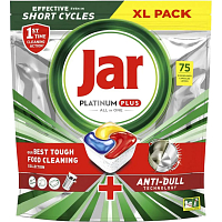 Jar tablety do myčky Platinum Plus All in One, 75 ks