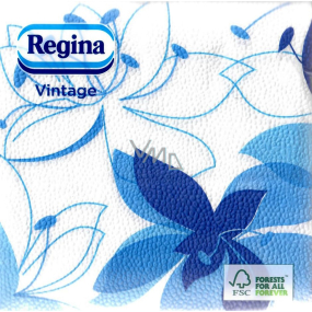 Regina Vintage papierové obrúsky 1 vrstva 33 x 33 cm 45 kusov Modrá