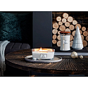 WoodWick Magnolia Birch - sviečka s vôňou magnólie a brezy s dreveným knôtom a viečkom 453 g