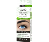 Venita Henna Color Powder Púder na farbenie obočia 1.0 čierna 4 g