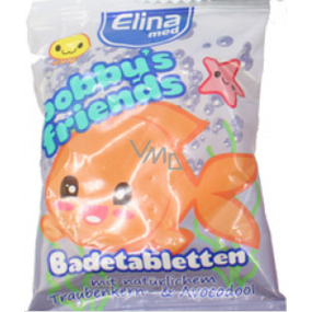 Elina Honey Bobbys Friends Fish šumivé tablety do kúpeľa 40 g