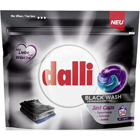 Dalli prací tablety Black Wash 3v1, 24 ks