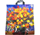 Press Igelitová taška 47 x 43 c Tulipány 1 kus