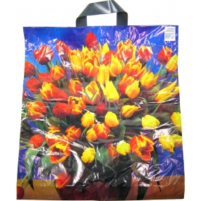 Plastové vrecko 45 x 50 cm Tulipány 1 ks
