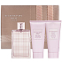 Burberry Brit Sheer toaletná voda 100 ml + telové mlieko 100 ml + sprchový gél 100 ml, pre ženy darčeková sada