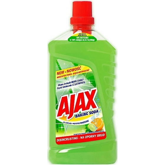 Ajax Baking Soda Orange & Lemon univerzálny čistiaci prostriedok 1 l