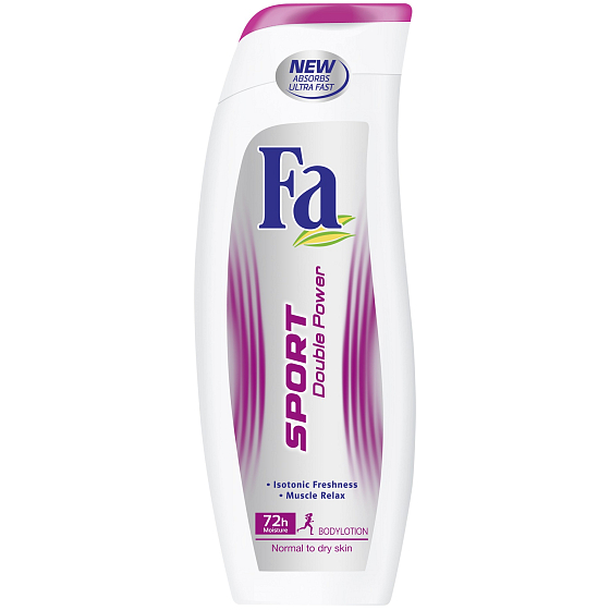 Fa Sport Double Power Športy Fresh telové mlieko 250 ml