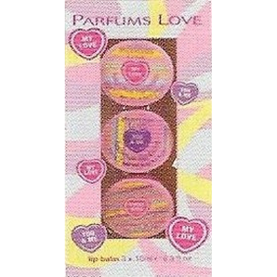 Parfums Love Sweet Lips balzam na pery 3 x 10 ml dievčenské kazeta