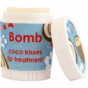 Bomb Cosmetics Kokosový bozk - Coco Kisses balzam na pery 4,5 g