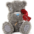 Me to You Macko s kvetinou With Love 35 cm