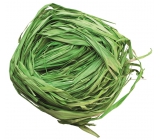 Raffia zelená nafarbené lyko na dekoráciu 30 g