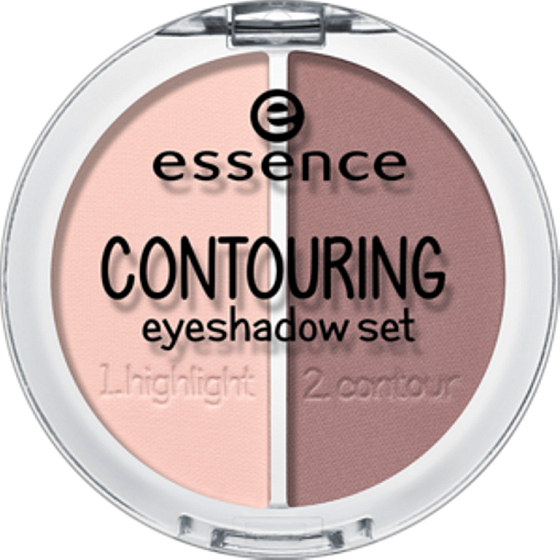 Essence Contouring Eyeshadow Set sada očných tieňov 01 Mauve Meets Marshmallows 5 g