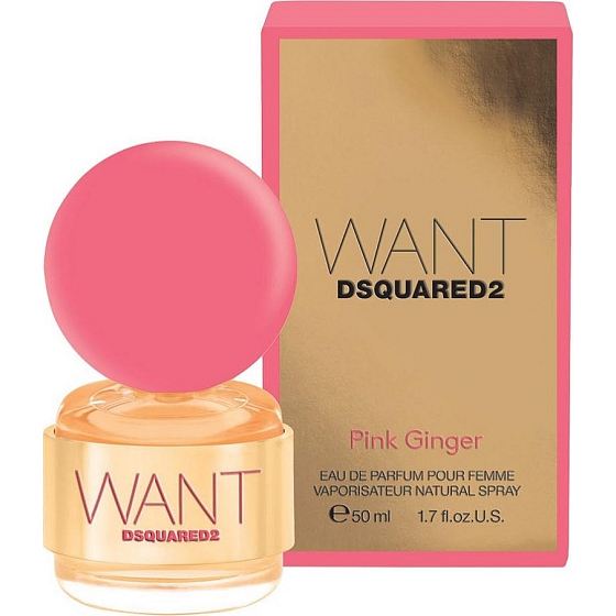 Dsquared2 Want Pink Ginger toaletná voda pre ženy 50 ml