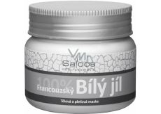 Saloos Bio 100% Francúzsky biely íl telová a pleťová maska na lupienku, ekzémy, znižuje tvorbu mazu 70 g