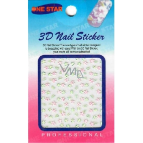 Nail Stickers 3D nálepky na nechty 1 aršík 10100 A6