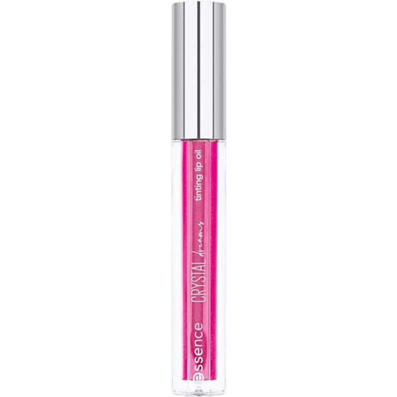 Essence Crystal Dreams zafarbený olej na pery 02 Crystal Love 2,3 ml