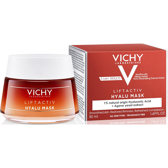 Vichy Liftactiv Specialist Hyal Mask hydratačná pleťová maska s kyselinou hyalurónovou 50 ml