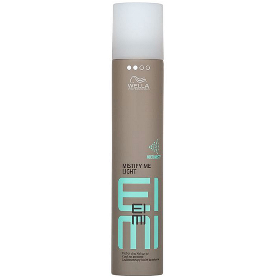 Wella Professionals eimi Mistify Me Light rýchloschnúci lak na vlasy s jemnou fixáciou 300 ml