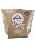 Glade Maxi Romantic Vanilla Blossom s vôňou vanilkového kvetu vonná sviečka v skle, doba horenia až 52 hodín 224 g